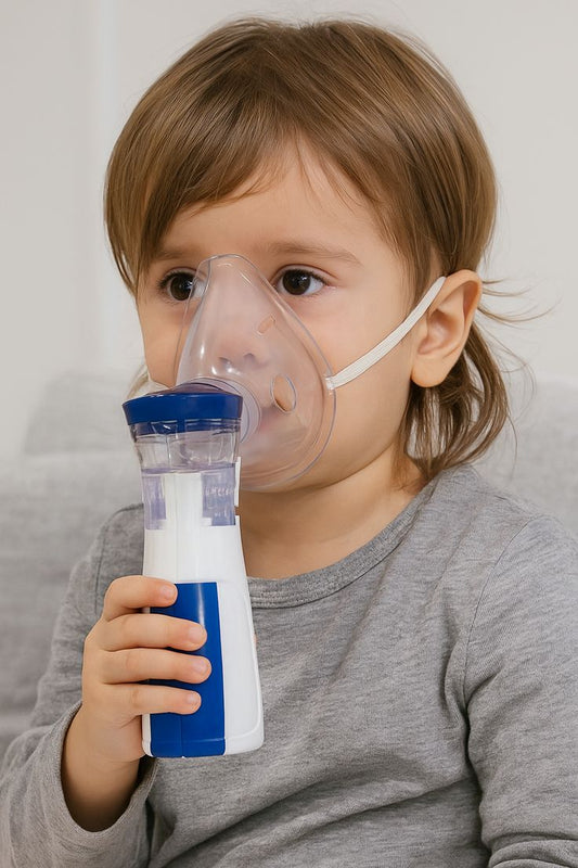 Rechargeable Mesh Nebulizer – Portable Handheld Respiratory Therapy Device